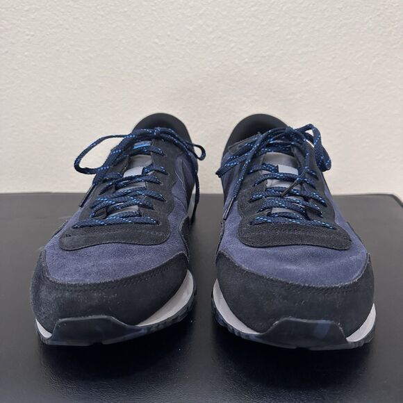 Nike Air Mens Pegasus 83 Suede Shoes Running DX3738-400 Black Blue Sz 12 main image 4